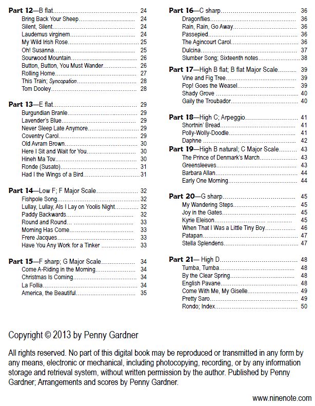 bass recorder method 