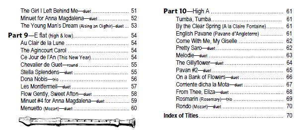 intermediate book for soprano recorder