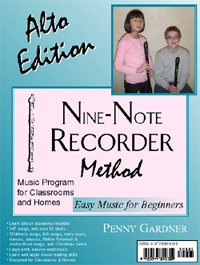 beginning book for sopranino or alto recorder