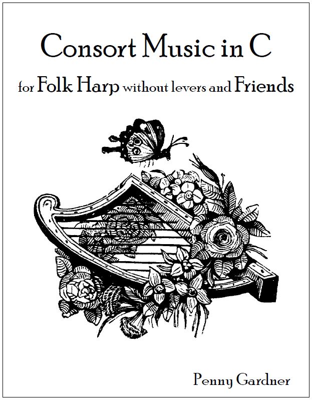 consort in C for folk harp and recorders